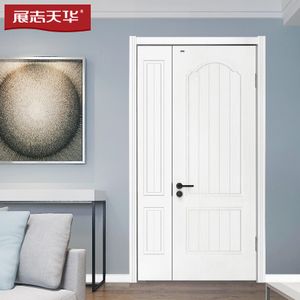 子母门木门室内卧室