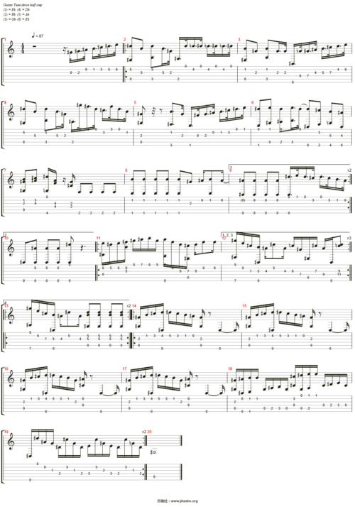 watery graves吉他谱(音轨 1)_laura shigihara