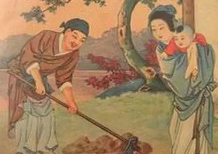 郭巨埋儿,郭巨,孝子,妻子,故事
