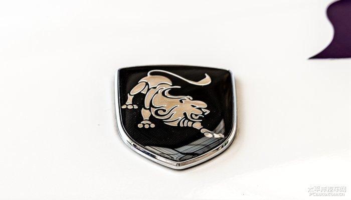 风行t5evo采用了符合车辆调性的全新狮子车标