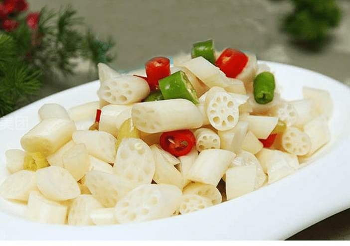 湖北洪湖外婆泡椒酸辣小藕带400g 泡菜酸藕尖凉拌凉菜