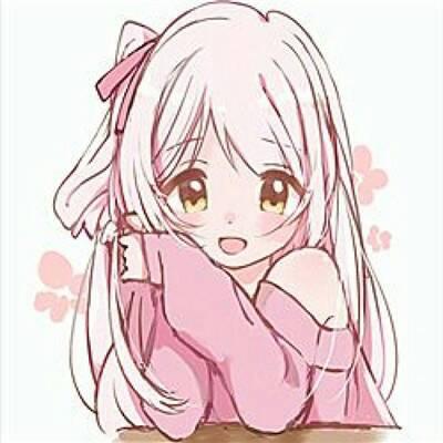 若冰:动漫女生头像.