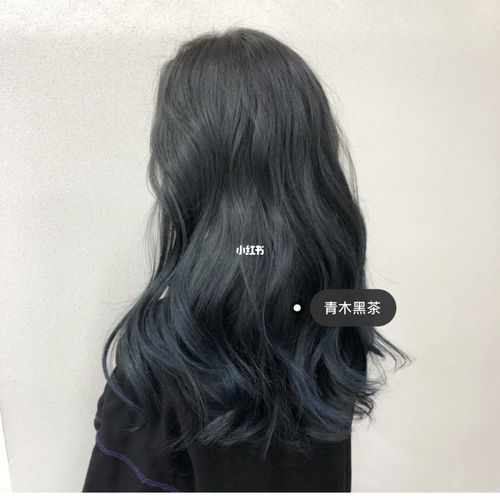 蓝黑色染发_蓝黑色_染发_发色_发色分享_时尚_发型