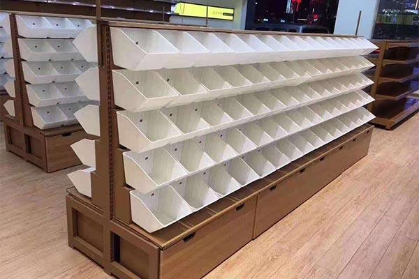 贵州干货零食陈列架安装,休闲零食架子