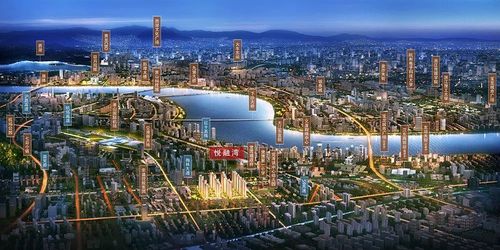 融创,大江东,钱塘新区,悦融湾,杭州,效果图,笋盘