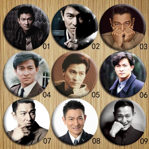 70后80后的偶像四大天王刘德华世界巡回演唱会应援纪念徽章胸针