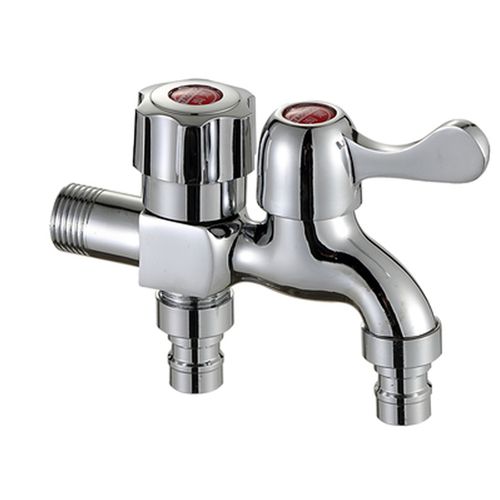 4分快开龙头多功能双用洗衣机水龙头双头一分二一进两