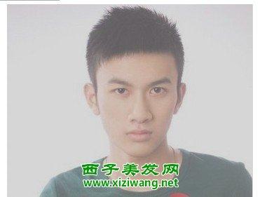 男士毛碎发型图片 凉爽又个性