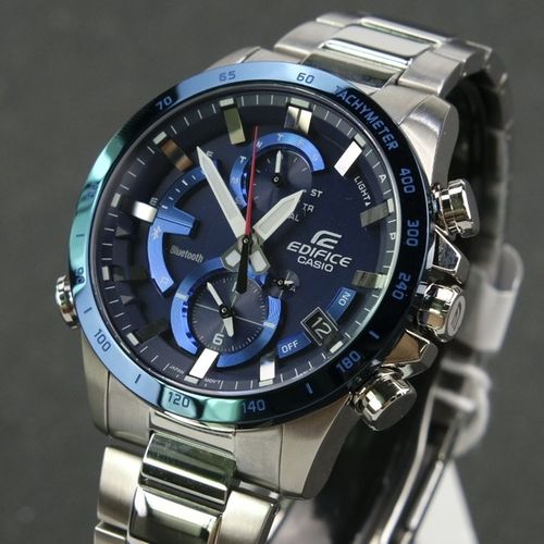 900 / 500 / 1a2 / eqb-600d-1a 蓝牙太阳能赛车运动手表男 edifice