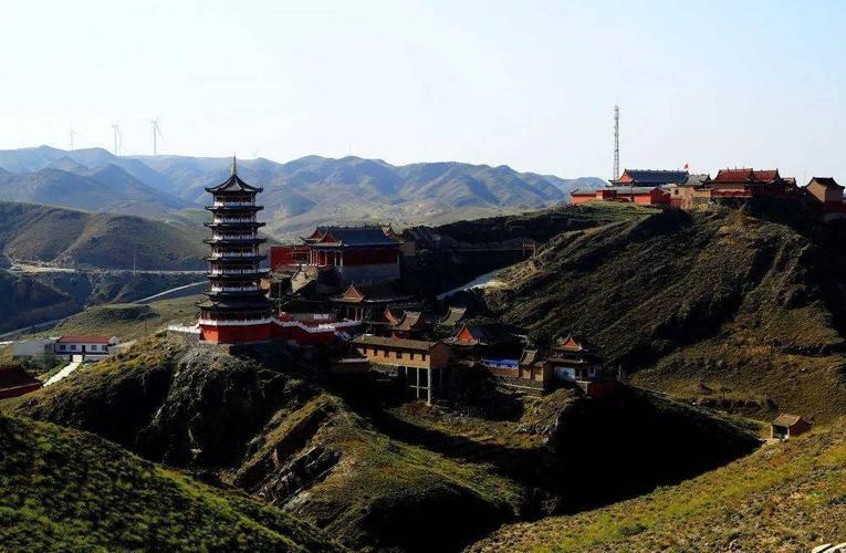 青铜峡每日一景:牛首山!_寺庙