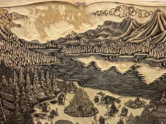 精巧绝伦的木版画制作,你喜欢那幅?