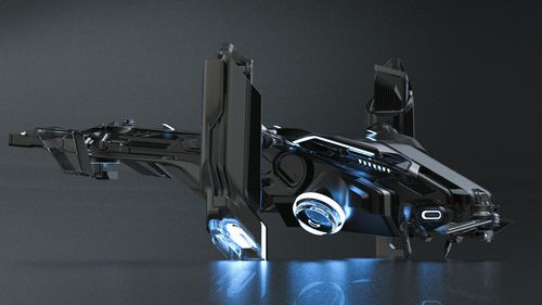 科幻运输直升机