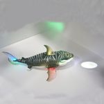 360度电动七彩闪光万向3d投影鲨鱼声音玩具海洋动物