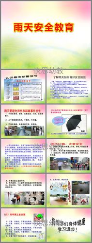 雨天安全教育ppt课件教案图片