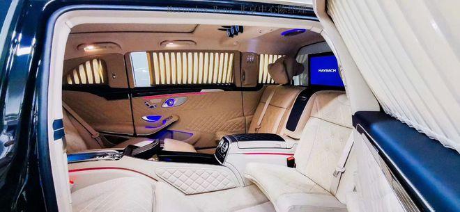 静态体验千万豪车普尔曼s680现车报价|迈巴赫|奔驰