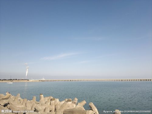 金山城市海滩摄影图__山水风景_自然景观_摄影图库_昵