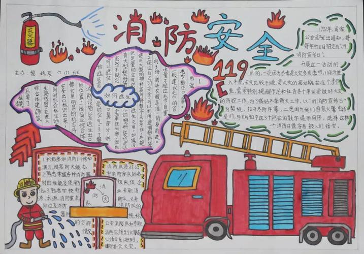 宜昌市首届"火焰蓝"中小学生消防主题手抄报大赛优秀作品展