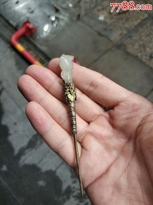 清代银发簪造型精致重8克价450包邮