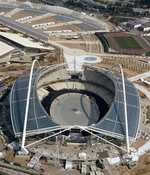 图文:鸟瞰雅典场馆 奥林匹克体育场