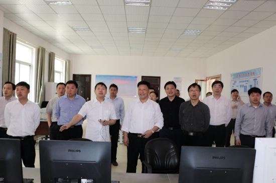 江西省商务厅王水平厅长一行在九江调研(图)
