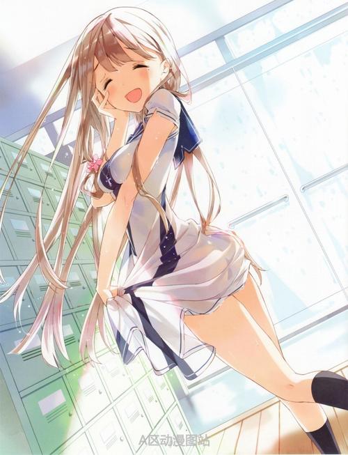 hentai:衣服湿透的动漫美少女下载(16p)