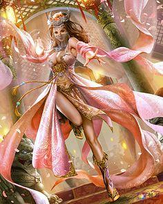 卡牌,cg游戏人物插画