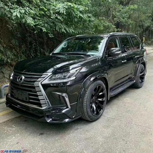 彰显肌肉外观 雷克萨斯lx570改装wald宽体小包围前唇后唇宽体轮眉尾翼