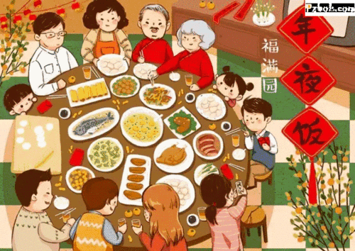 昨天,你晒年夜饭了吗?