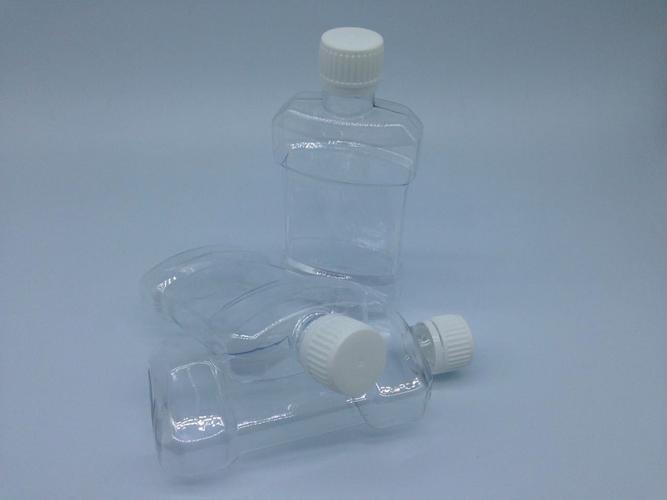 厂家直销新型漱口水瓶 250ml扁塑料瓶 口腔清洁保健漱口水瓶