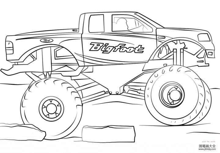 怪物卡车动画片_大脚怪物卡车