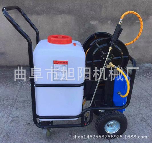 2017新款推车式电动喷雾器 养殖消毒灭菌喷洒机 充电式