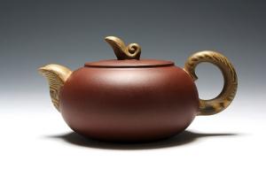 丁小华制神雀紫砂壶