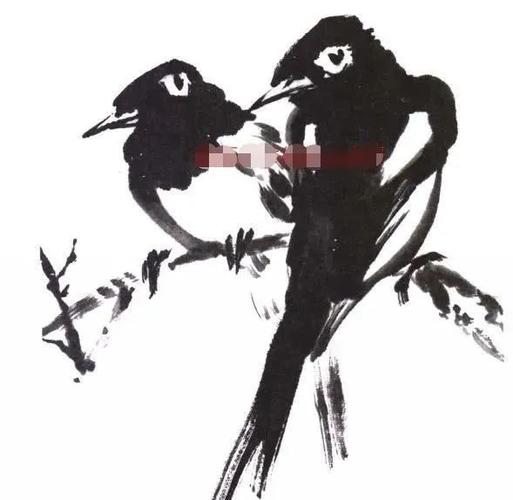 水墨写意花鸟画基本画法教程写意鸟类的画法和步骤详解