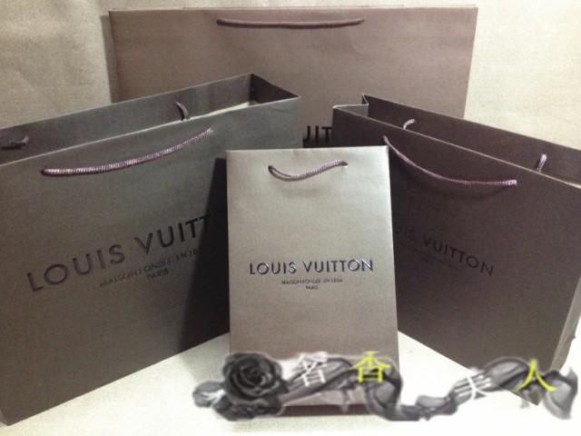 专柜高档名牌 lv奇纸袋礼品袋 包装袋手提购物袋精美纸袋