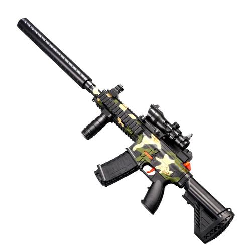 电动软珠m416连发突击玩具模型akmm二四狙击亲子鞋