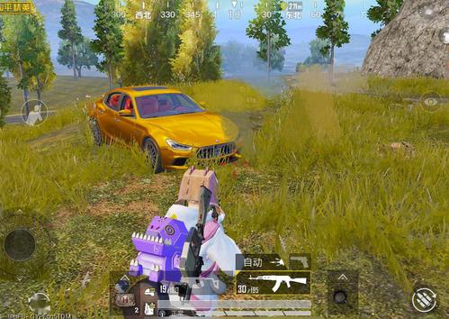 吃鸡游戏中人民币玩家的顶层鄙视玛莎拉蒂皮肤被炒到了6000元