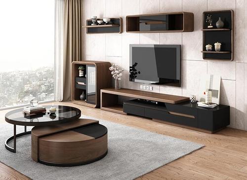 客厅电视柜摆放