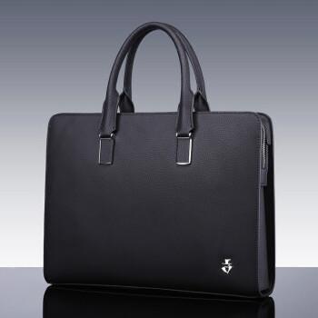 酷奇男包轻奢品牌2021新款男包手提包密码锁公文包男横款出差包牛皮