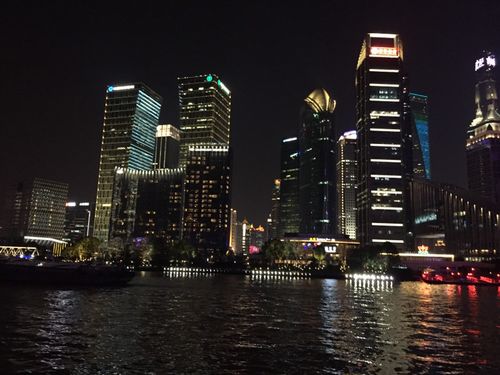 上海陆家嘴金融中心夜景