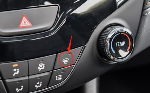 科鲁兹空调如何使用5,右下角为汽车车辆后视镜加热功能.