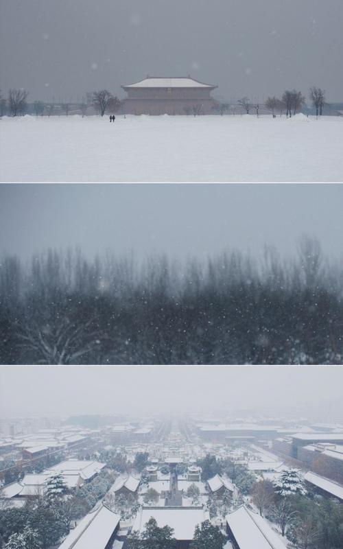一朝长安雪半梦醉人间图