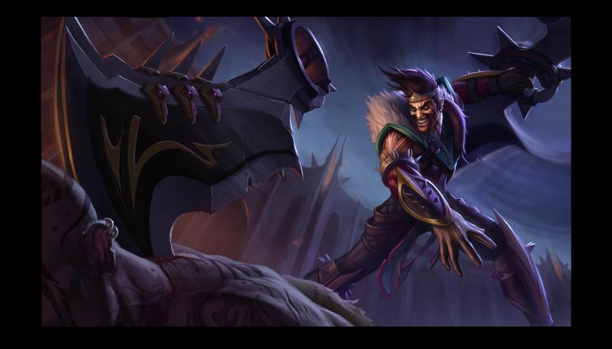 lol英雄联盟第一百一十一期荣耀行刑官(德莱文)4k原画壁纸