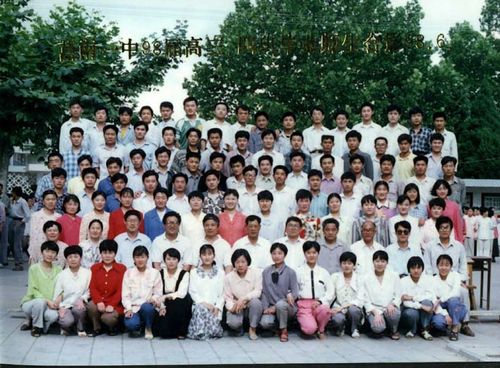 高中毕业集体照