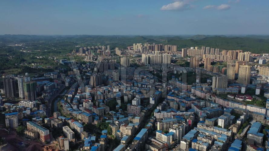 四川省南充市西充县航拍