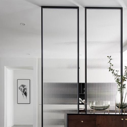 长虹钢化玻璃屏风隔断客厅小户户型铁艺金属定制座屏