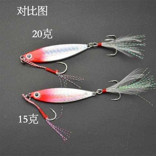 爆款岸投铁板路亚饵夜光银鱼远投小铁板翘嘴专杀路亚假饵批发