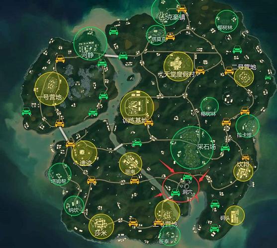 和平精英雨林地图中最深不可测的资源点