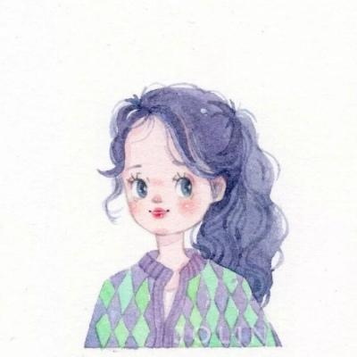 漂亮的小姐姐呀(卡通手绘女孩)