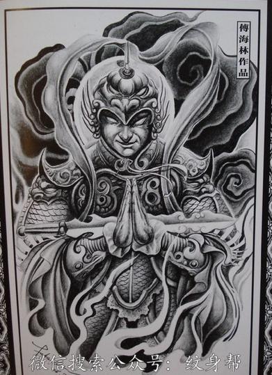 韦陀菩萨的纹身寓意:守护