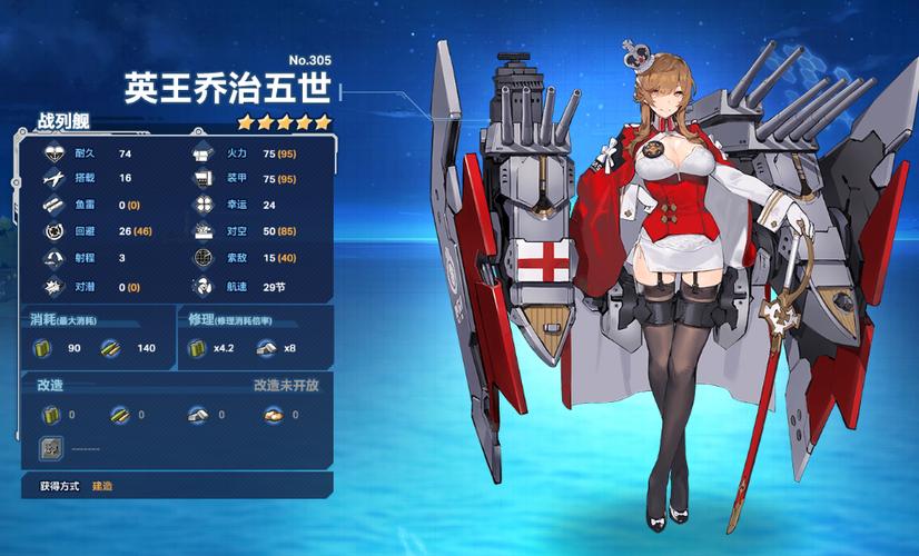 战舰少女r英王乔治五世狙击公式 英王乔治五世建造时间是多久